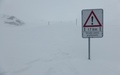Strada senza protezione