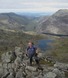 Graham hoog boven Llyn Bochlwyd