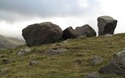Rotsen langs Llyn Idwal