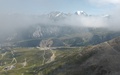 Uitzicht richting Altiport de Courchevel