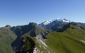 Uitzicht richting Mont Blanc