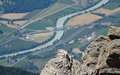 De Rhône bij Les Palluds