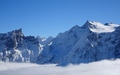 Gstellihorn, Hiendertellihorn, Bächlistock, Hangendgletscherhorn, Dossen