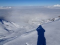 Oneindige wolkenzee