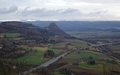 Uitzicht richting Hohenkrähen
