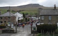 Start van de Yorkshire Three Peaks wedstrijd