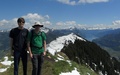 Mats en Stijn op de Planggenstock