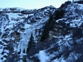 Bevroren waterval