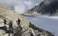 Beklimming richting Cabane du Trient