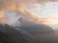 Avondzon op Titlis