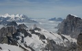Grosse Scheidegg onder de wolken