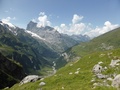 Uitzicht van de Spannorthütte 4