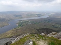 Lough Dunlewy en Lough Nacung Upper