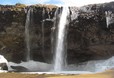 Seljalandsfoss vóór twee dagen regen