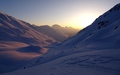 Zonsondergang vanuit de Keschhütte
