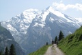 Uitzicht op de Balmhorn en Altels