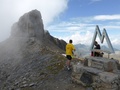 Eindpunt van de Klettersteig Tälli