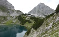 Coburger Hütte met Ehrwalder Sonnenspitze