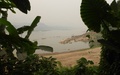 Luang Prabang: monding van de Nam Khan in de Mekong