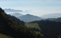 Nevel boven het Lac Léman