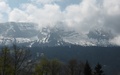 Churfirsten in de wolken