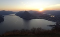 Monte Brè zonsondergang