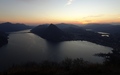 Monte Brè zonsondergang