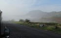 Afdalen in de mist boven Grassmere