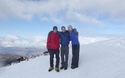 Groepsfoto op Stob Ban