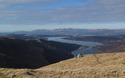Uitzicht richting Loch Creran en het eiland Mull
