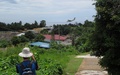 Landend vliegtuig op Tioman