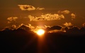 Zonsondergang vanop de Passo San Jorio