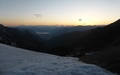 Zonsondergang vanop de Passo San Jorio