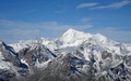Ober Gabelhorn, Zinalrothorn, Dent Blanche, Weisshorn, Bishorn