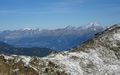Uitzicht richting Wildstrubel, Rinderhorn en Balmhorn