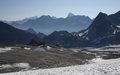 Afdaling richting Cabane des Dix