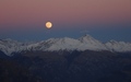 Volle maan met Pizzo Arera