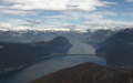 Lago di Lugano met Monte San Salvatore