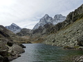 Lago Fiorenza met Viso Mozzo en Monviso