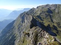 Uitzicht richting Schwarzhorn en Falknis
