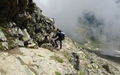 Afdaling van de Mischabelhütte