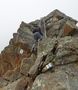 Afdaling van de Mischabelhütte