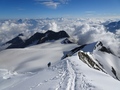 Afdaling van de Nadelhorn