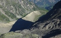 De morenen van de Riedgletscher