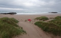 Onze tent op Sandwood Bay
