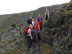 Groepsfoto op Hall's Fell Ridge