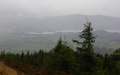 Mistig uitzicht op Derwent Water