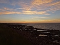 Holy Island zonsondergang