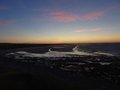 Holy Island zonsondergang
