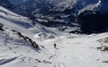 Afdaling van de Parpaner Schwarzhorn